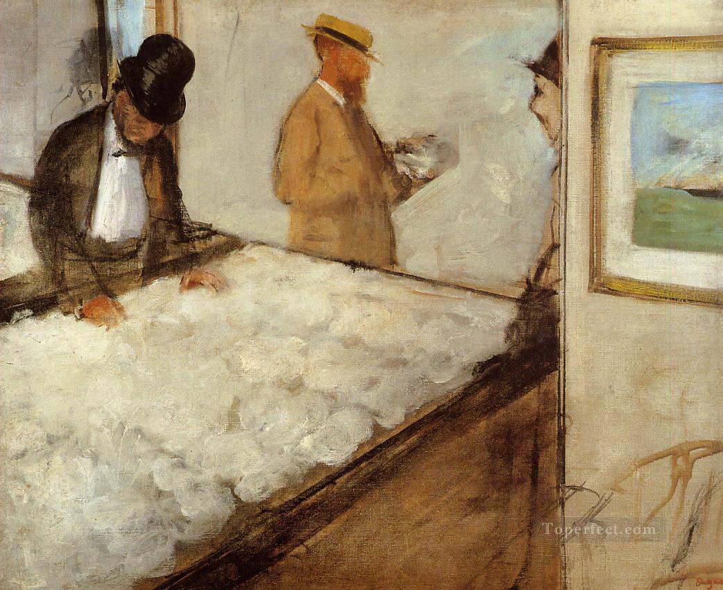 ニューオーリンズの綿商人 1873年 エドガー・ドガ油絵